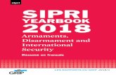 SIPRI Yearbook 2018 Résumé en français · STOCKHOLM INTERNATIONAL PEACE RESEARCH INSTITUTE Le SIPRI est un institut international indépendant spécialisé dans la recherche sur