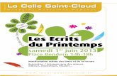 Juin 13 N°95/ - Site de la Mairie de La Celle Saint-Cloud · La Celle Saint-Cloud magazine, publication mensuelle de la Ville de La Celle Saint-Cloud - Hôtel de Ville - 8E, avenue