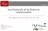 Les Français et la finance responsable - frenchsif.org · Connection creates value 6 Près de deux tiers des Français accordent de l’importance aux impacts environnementaux et