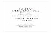 LIVRET D’ACCUEIL DU PATIENT - leondieudonne.fr · LE POLE DE NUTRITION – METABOLISME Chef de service : Dr LORBLANCHES ...