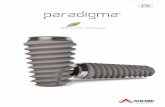 FR paradigma - axelmed.com · 06 ® 1 Connexion d'implant otésica 5 Dessins d'implants une Corps implantaire dessiné pour obtenir un contrôle chirurgical maximum 2 années de tests