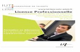 Licence Professionnelle - iut-lens.univ-artois.fr · Pessionnelle C vices Pessionnelle C vices La licence professionnelle Commercialisation de Produits et Services (LP C-ProS) permet