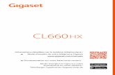 Gigaset CL660HX · Gigaset CL660HX / LHSG CH fr / A31008-M2862-F101-1-4E19 / Cover_front_c_HX.fm / 11/4/16 CL660 HX Informations détaillées sur le système téléphonique :