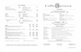 SOFT DRINKS Coffee Parisien Soda Water, Tonic Water, Since ... · PDF fileChicken Caesar Salad 15,00 Poulet grillé, sucrine, romaine, parmesan, croûtons de bagel, sauce caesar maison,