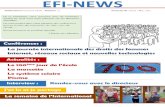 EFI-NEWS EFI_N3.pdf · 2018-05-18 · EFI-NEWS Publication le 23 avril 2018 – Numéro : 3 / Trimestriel : Avril – Mai - Juin BENNANI RIM / CM2 Internet, réseaux sociaux et nouvelles