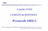 Protocole HDLC - N & G Beuchotgerard.beuchot.free.fr/Reseaux/Wan/Pr_hdlc.pdfProtocole de Liaison de données: HDLC if G.Beuchot 149 Service Physique requis GLiaison physique SYNCHRONE