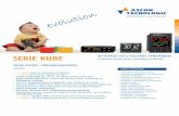Serie KUbe affichagE lED 3 coulEuRs DynamiquEs · la série KuBE permet cette personnalisation des paramètres opérateurs et rend le produit simple et sûr à utiliser. evotOOLS