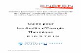 Guide pour les Audits d’Energie Thermique E I N S T E I N EINSTEIN Audit... · Guide pour les audits d’énergie thermique EINSTEIN Système Expert pour une Fourniture IN telligente