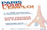 Guide pratique du candidat / Paris pour l’Emploi 2010 · cara e a u x m é a n ic ien e n auto a u t om b i le ... ass s isi s taa nn pp ai ee e ta dd mm in i s trr ationno d u