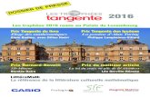 Les Trophées Tangente 2016 1 - tropheestangente.comtropheestangente.com/Dossier_Trophees_Tangente_2016.pdf · Les mentions : L’éternité dans une heure, de Daniel Tammet Vous