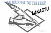 1er trimestre 2007 - College Lakanal d'Aubagne vous faciliter la lecture, ces arti-cles ont été regroupés en quatre grandes parties que nous vous laissons découvrir dans le sommaire….