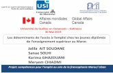 Jalila AIT SOUDANE Sanae SOLHI Karima GHAZOUANI … fileLes déterminants de l’accès à l’emploi chez les jeunes diplômés de l’enseignement supérieur au Maroc Problématique