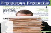 $3.00 / 3,00 $ Ergonomics Ergonomie - ergonomicscanada.caergonomicscanada.ca/files/documents/magazine/Ergonomics Canada - 2011.pdf · C A NA D A Ergonomics Ergonomie Better design,