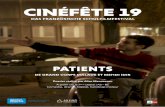 Cinéfête 19 · Dossier pédagogique « Patients · fiche n°2 (sur la bande-annonce qui donne plus d’éléments sur l’histoire du film) et / ou faire lire le synopsis du film