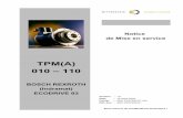 TPM(A) 010 – 110 - wittenstein.de · Réf. document : 4091-D007932-01 Date : 19 mars 2004 Page 7 de 14 3.2 Saisie des paramètres en appelant des paramètres individuels Ce mode