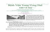« la confiance en nos méthodes et en notre thérapeutiques ...ykhoahuehaingoai.com/DacSan2009/Benh Vien Trung Uong Hue Xua Va Nay... · Để quét dọn lớp bụi thời gian