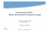 Convention AFG : Bilan du marché français du gaz · jour +/-2,5% ou, si le GRT est intervenu, au prix marginal. Simplifier le prix de règlement des écarts Les GRT publient chaque