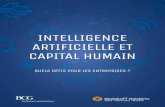INTELLIGENCE ARTIFICIELLE ET CAPITAL HUMAIN · 2.1.3 Organiser une « tour de contrôle » interne et externe sur les questions d’éthique liées aux données et aux algorithmes