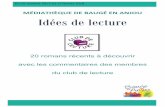 MÉDIATHÈQUE DE BAUGÉ EN ANJOU Idées de lecturebiblio.baugeenanjou.fr/site/img_folder/carnetdelecture.pdf · « Lecture tranquille – découverte de ce qui se passe en Algérie