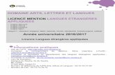 DOMAINE ARTS, LETTRES ET LANGUES - all-metz.univ-lorraine.frall-metz.univ-lorraine.fr/sites/all-metz.univ-lorraine.fr/files/users/licence_lea... · 3 Le département de langues étrangères
