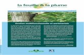 la feuille & la plume - lpo.fr · 2012 a vu cette collaboration illustrée par le 6 ... l'indice d’intérêt ornithologique, qui permettra de préciser et de mesurer l'évolution,