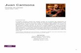 Juan Carmona TP JMF2009-10 - dometheatre.com · PREMIER CERTAMEN DE GUITARRA ESPANOLA de Paco de Lucia (Womad songs / Long distance) 1995 P ARTICIPATION AUX B.O. DE FILMS H ORS J