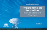 Programme de formation sur le droit de l’espace - unoosa.org · Magnetic-Plasma Autonomous Small Satellite) CONAE Commission nationale des activités spatiales COSMO-SkyMed Constellation