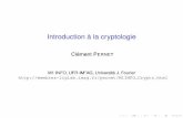 Introduction à la cryptologie - LIG Membreslig-membres.imag.fr/pernet/Enseignements/M1INFO_Crypto/M1INFO_Crypto.pdf · Plan du cours Introduction Chiffres historiques Transpositions,