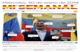 Miércoles, 30 de enero de 2019 - sepia.ac-reims.frsepia.ac-reims.fr/clg-nouzonville/-spip-/IMG/pdf/mi_semanal_232.pdf · Juan Guaidó se autoproclama presidente Caracas, VENEZUELA