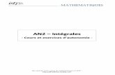 AN2 – Intégralesjff-gifa15.weebly.com/uploads/1/4/7/9/14799044/an2_-_integrales_-_doc... · Mathématiques – AN2 - Intégrales Page 5 sur 26 AN2 - Intégrales – Cours – Rev