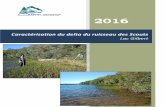 Réhabilitation du - lac-gilbert.comlac-gilbert.com/attachments/article/89/Rapport - Caractérisation de... · sédimentaire plus importante entre 2011 et 2016 au niveau du delta.