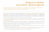 équilibre acido-basique - LPEV Espace praticienspro.lpev.fr/IMG/pdf/equilibre_acido_basique.pdf · équilibre acido-basique l’équilibre entre les acides et les bases, appelé