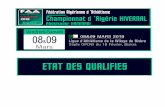Fédération Algérienne d ’Athlétisme Championnat d ’Algérie ...lab-dz.com/file/pdf/proch-event/2019/ETAT-des-qualifiAes-au-champion... · 150 METRES DAMES CHAMPIONNAT D'ALGERIE