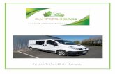 Renault Trafic 115 ch - Campeur - campers-cars.frcampers-cars.fr/wp-content/uploads/2018/07/Dossier-détaillé-Renault... · Prise 220V extérieure / Chargeur 220/12v / Branchement