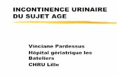 INCONTINENCE URINAIRE DU SUJET AGE - Incontinence urinaire du sujet £¢g£© Vieillissement r£©cepteurs