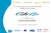 PROGRAMME - itavi.asso.fr · 5es Journées de la Recherche Filière Piscicole Paris 5 et 6 juillet 2016 PROGRAMME FIAP Jean Monnet 30 rue Cabanis -75014 PARIS Métro : Glacière
