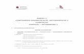 ANEXO 1. CONTENIDOS GRAMATICALES, ORTOGRÁFICOS Y … 2017-2018/Programaciones/Francés/04...1 anexo 1. contenidos gramaticales, ortogrÁficos y fonÉticos. francÉs > intermedio 2