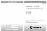 Station C-Control I - produktinfo.conrad.com fileCette notice fait partie des modules d'extension de la station C-Control I. Elle contient des informations importantes concernant son