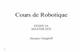 Cours de Robotique - avr.icube.unistra.fr · 23 6. Utilisation des robots 6.1. Tâches simples • La grande majorité des robots est utilisée pour des tâches simples et répétitives.