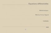Math´ematiques Martine Arrrou-Vignod FORMAVformav.eu/equations_differentielles_lineaires_a_coefficients_constants.pdf · Dans ce chapitre, on va ´etudier la r´esolution des ´equations