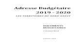 Adresse Budgétaire 2019 - 2020€¦Limiter la croissance des dépenses à celle des recette. pour assurer la viabilité s financière des programmes. • Accroître les excédents