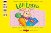 4095 Lilli Lotto - HABA · Lilli Loto et ses amis jouent joyeusement ensemble. Mais voilà que tout se retrouve en désordre : jouets, fruits et habits sont entassés pêle-mêle.