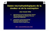Bases neurophysiologiques de la douleur et de la nociceptions36bc3cb42544e7b1.jimcontent.com/download/version/1416581271/module... · Plan du cours 2. Tentative de définition de
