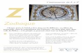 Horloge astronomique de la cathédrale Saint-Jean à Lyon ... · Z Zodiaque Chaque mois, le Soleil se lève dans un lit différent : au début du printemps, dans la constellation