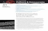 Le Journal de Culture Démocratie 31 Sommaire · que nous entendons mener avec vous, nous poursuivrons le travail entamé: faire vivre au cœur de Culture & Démocratie l’interpellation