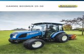 GAMME BOOMER 20-50 · Les tracteurs de la gamme New Holland Boomer vous sont proposés dans les tailles de Classes 2 et 3, avec des puissances respectives de 28 ou 38 ch et 41 ou