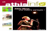 Athis-Mons, une Culture partagéemairie-athis-mons.fr/publications/athisinfo/2006-014/athis-mons-info... · PDF fileN° 14 - novembre 2006 - L’info - Athis-Mons Arrêt sur images