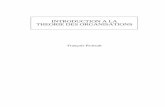 INTRODUCTION A LA THEORIE DES ORGANISATIONS · Le support théorique du cours est l'ouvrage de J.NIZET et F.PICHAULT: Introduction à la théorie des configurations. Du “one best