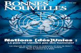 Les objectifs de l'ONU pour ce millénaire, et ceux de Dieu ... · Conseil, ainsi que Cuba et le Soudan. Les Nations Unies n'ont pas non plus brillé dans la République du Congo