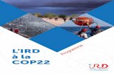 L'IRD ogramme à la COP22 · Signature de l’accord de groupe sur l’hydrologie spatiale – Programme SWOT 13h30, Zone bleue, pavillon France Le programme satellitaire SWOT (Surface